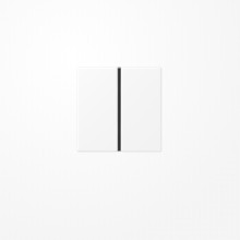 Jung A401TSAWWM Tastensatz 1fach, F40, Serie A, schneeweiß matt