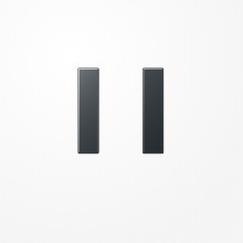 Jung A501TSAANM Tastensatz 1fach, F50, Serie A, anthrazit matt