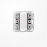 Jung A5073TSM KNX Tastsensor-Modul Standard, 3fach, F50, Serie AS/A