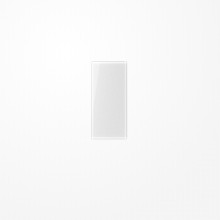 Jung A50NA Transparente Abdeckung mit Einlage 1fach, F50, Serie A, transparent