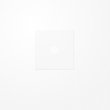 Jung A527.060WW Abdeckung für Zettler VarioLine, Serie127.xxx WC-Ruf, Serie AS/A, alpinweiß