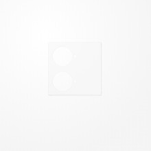 Jung A527.202WW Abdeckung für Zettler VarioLine, Serie 127.xxx Ruftaster, Anwesenheitstaster, Serie AS/A, alpinweiß