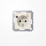 Jung A5520.30 FI-SCHUKO-Steckdose (RCD) 30 mA, Serie AS, weiß