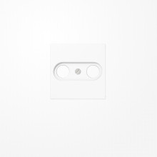 Jung A561BFPLTVWW Abdeckung für Antennendosen 1fach, Thermoplast, Serie AS/A, alpinweiß