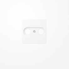 Jung A561BFPLTVWWM Abdeckung für Antennendosen 1fach, Thermoplast lackiert, Serie A, schneeweiß matt