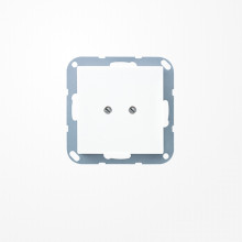 Jung A561BWW Blind-Abdeckung (geschraubt), Duroplast, Serie AS/A, alpinweiß