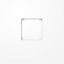 Jung A590ZAWW Zwischenrahmen RJ45, Serie A, alpinweiß