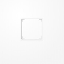 Jung A590ZWWM Zwischenrahmen 50x50, Serie A, schneeweiß matt