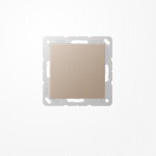 Jung A594-0CH Blind-Abdeckung (gerastet), Thermoplast lackiert, Serie A, champagner