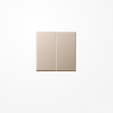 Jung A595CH Wippe, Duroplast lackiert, Serie A, champagner