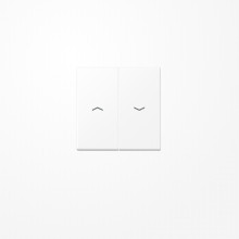 Jung A595PWWM Wippe, mit Pfeilsymbolen, Duroplast lackiert, Serie A, schneeweiß matt