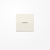 Jung ABAS591KO5 Wippe mit Lichtleiter, Duroplast antibakteriell, Serie AS, weiß