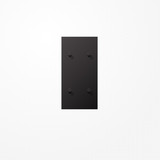 Jung AL12-25DK01 Abdeckung mit Kipphebel Kegel, 2x2 Kipphebel, senkrecht, Serie LS 1912, dark (lackiertes Aluminium)