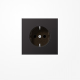 Jung AL1520D SCHUKO-Steckdose, 16 A 250 V ~, Aluminium lackiert, Serie LS, dark