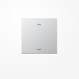 Jung AL1700P LB-Management Taster 1fach, mit Pfeilsymbolen, Aluminium AlMg1 Naturton, mattgebeizt, Serie LS, Aluminium