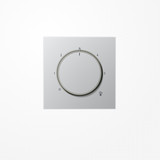 Jung AL1749 Abdeckung für Thermostat, Serie LS, Aluminium