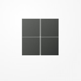 Jung AL2404TSAAN Tastensatz 4fach, F40, Serie LS, anthrazit