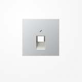 Jung AL2969-1UA Abdeckung für IAE/UAE-Anschlussdosen 1x8-polig, Serie LS, Aluminium