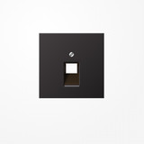 Jung AL2969-1UAD Abdeckung für IAE/UAE-Anschlussdosen 1x8-polig, Aluminium lackiert, Serie LS, dark