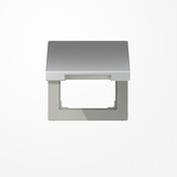 Jung AL2990KL Klappdeckel mit Rückstellfeder, Serie LS, Aluminium