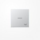 Jung AL2990KO5L Wippe mit Lichtleiter, Symbol Licht, Serie LS, Aluminium