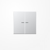 Jung AL2995KO5 Wippe mit Lichtleiter, Serie LS, Aluminium