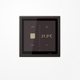 Jung AL459D1SD KNX Raumcontroller LS TOUCH mit Rahmen LS 990, Secure, dark