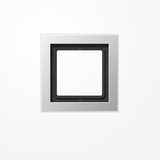 Jung ALD2981 Rahmen 1fach, senkrechte und waagerechte Montage, LS-DESIGN, Aluminium