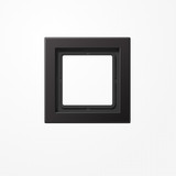 Jung ALD2981D Rahmen 1fach, senkrechte und waagerechte Montage, Aluminium lackiert, LS-DESIGN, dark (lackiertes Aluminium)