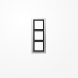 Jung ALD2983 Rahmen 3fach, senkrechte und waagerechte Montage, LS-DESIGN, Aluminium