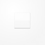 Jung AS101WW Wippe für Taster 1fach, Duroplast, F10, Serie AS, alpinweiß