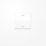 Jung AS1700PWW LB-Management Taster 1fach, mit Pfeilsymbolen, Duroplast, Serie AS, alpinweiß