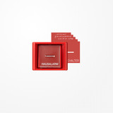 Jung AS561GLRT Abdeckung mit Glasscheibe, Serie AS, rot