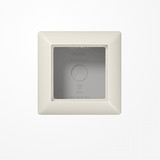 Jung AS581AW Aufputz-Kappe 1fach, Duroplast, Serie AS, weiß