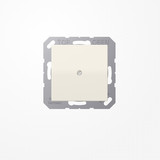 Jung AS590A Leitungsauslass mit Zugentlastung, Duroplast, Serie AS, weiß