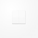 Jung AS591-5BFWW Wippe, Thermoplast, Serie AS, alpinweiß