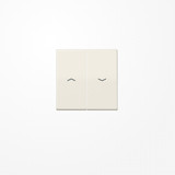 Jung AS591-5P Wippe, mit Pfeilsymbolen, Duroplast, Serie AS, weiß