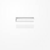 Jung AS81NA Transparente Abdeckung mit Einlage für Schriftfeld 12x55,5mm , Serie AS, Einlage alpinweiß