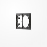 Jung AS90-5HP Halteplatte 2fach, Serie AS/A, schwarz