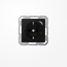 Jung BTA1521SSWM JUNG HOME SCHUKO Steckdose, 16 A 250 V ~, mit Funktionsanzeige, SAFETY+, Serie A, graphitschwarz matt