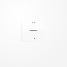 Jung BTA17101PWW JUNG HOME Taster 1fach, mit Pfeilsymbolen, Duroplast, Serie A, alpinweiß