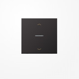 Jung BTAL17101PD JUNG HOME Taster 1fach, mit Pfeilsymbolen, Aluminium lackiert, Serie LS, dark