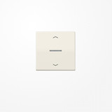 Jung BTAS17101P JUNG HOME Taster 1fach, mit Pfeilsymbolen, Duroplast, Serie AS, weiß