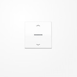 Jung BTAS17101PWW JUNG HOME Taster 1fach, mit Pfeilsymbolen, Duroplast, Serie AS, alpinweiß