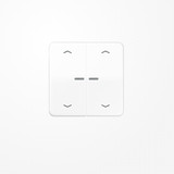 Jung BTCD17102PWW JUNG HOME Taster 2fach, mit Pfeilsymbolen, Duroplast, Serie CD, alpinweiß