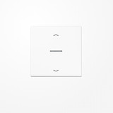 Jung BTLS17101PWW JUNG HOME Taster 1fach, mit Pfeilsymbolen, Duroplast, Serie LS, alpinweiß