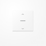 Jung BTLS17101PWWM JUNG HOME Taster 1fach, mit Pfeilsymbolen, Duroplast lackiert, Serie LS, schneeweiß matt