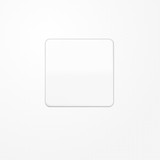 Jung CD101WW Wippe für Taster 1fach, Duroplast, F10, Serie CD, alpinweiß