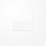 Jung CD102WW Wippe für KNX Taster, Duroplast, F10, Serie CD, alpinweiß