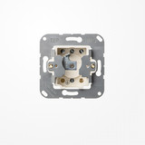 Jung CD104.18WU Jalousie-Schlüsselschalter (Einsatz) mit Demontageschutz , Wendeschalter, 1-pol. (1 Antrieb), 10 A 250 V ~, UP